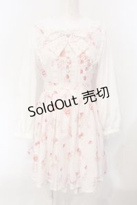 LIZ LISA / Strawberry Tea Partyワンピース  ピンク×シロ O-25-07-05-066-LO-OP-IG-OS