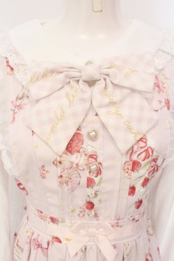画像2: LIZ LISA / Strawberry Tea Partyワンピース  ピンク×シロ O-25-07-05-066-LO-OP-IG-OS