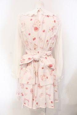 画像4: LIZ LISA / Strawberry Tea Partyワンピース  ピンク×シロ O-25-07-05-066-LO-OP-IG-OS