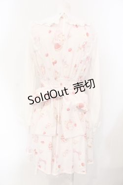 画像4: LIZ LISA / Strawberry Tea Partyワンピース  ピンク×シロ O-25-07-05-066-LO-OP-IG-OS