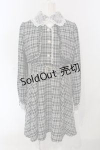 Rojita / ベルト付きボレロ風ワンピース  クロ×シロ O-25-07-05-068-LO-OP-IG-OS