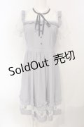 axes femme POETIQUE / レースビスチェ切り替えワンピ  グレー O-25-07-05-069-AX-OP-IG-OS