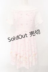 LIZ LISA / Sweet Bear Gelatoワンピース  ピンク×シロ O-25-07-05-070-LO-OP-IG-OS