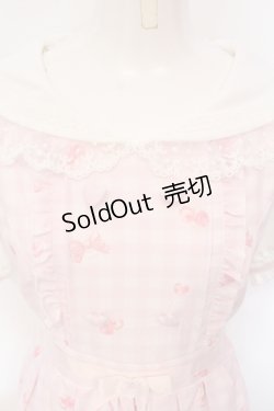 画像2: LIZ LISA / Sweet Bear Gelatoワンピース  ピンク×シロ O-25-07-05-070-LO-OP-IG-OS