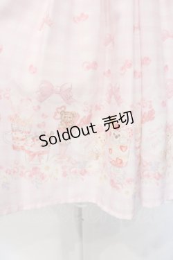 画像3: LIZ LISA / Sweet Bear Gelatoワンピース  ピンク×シロ O-25-07-05-070-LO-OP-IG-OS
