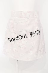 evelyn / 花柄タイトスカート  ピンク O-25-07-05-075-LO-SK-IG-ZY