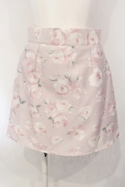 画像1: evelyn / 花柄タイトスカート  ピンク O-25-07-05-075-LO-SK-IG-OS