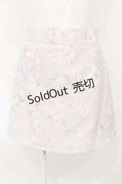画像1: evelyn / 花柄タイトスカート  ピンク O-25-07-05-075-LO-SK-IG-ZY