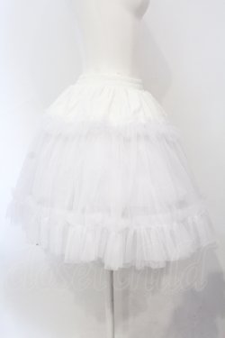 画像2: AND ROMEO / パニエ ボリューム Aライン P2  ホワイト O-25-07-05-011-LO-SK-IG-OS