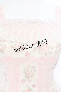 画像2: Millefleurs / 薔薇ボーダープリントワンピース  ピンク O-25-07-05-015-EL-OP-IG-OS