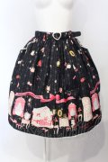 metamorphose / お部屋柄スカート（ミニ）  クロ O-25-07-05-016-ME-SK-IG-OS