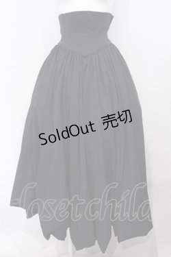 画像1: ATELIER BOZ / ドロシー コルセットロングバルーンスカート  ブラック O-25-07-05-018-EL-SK-IG-OS