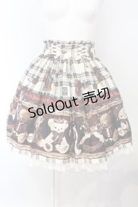Angelic Pretty / British Bearスカート  アイボリー O-25-07-05-022-AP-SK-IG-OS