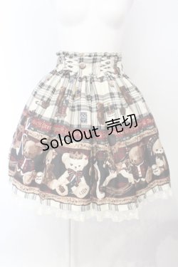 画像1: Angelic Pretty / British Bearスカート  アイボリー O-25-07-05-022-AP-SK-IG-OS