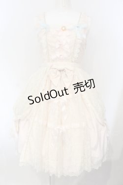 画像1: BABY,THE STARS SHINE BRIGHT / Marie Antoinette Laceジャンパースカート  ピンク O-25-07-05-024-BA-OP-OW-OS