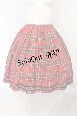 画像1: Physical Drop / タータンチェックスカート  アカ O-25-07-05-025-LO-SK-IG-OS