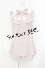 Secret Honey / レース袖＆レースヨークセットアップ  ピンク O-25-07-07-001-CA-OP-OW-OS