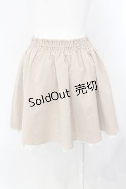 画像2: Ank Rouge / 裾レーススカート  ベージュ O-25-07-07-035-CA-SK-OW-OS