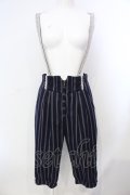 axes femme POETIQUE / サス付きハーフパンツ M ネイビー O-25-07-07-005-AX-PA-OW-OS