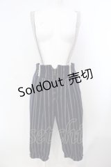 axes femme POETIQUE / サス付きハーフパンツ M ネイビー O-25-07-07-005-AX-PA-OW-OS