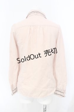 画像2: axes femme / ヨークフリルブラウス  ピンク O-25-07-07-041-AX-BL-OW-OS