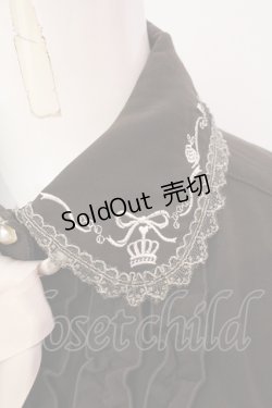 画像2: axes femme / ハートリボン刺繍ブラウス M ブラウン O-25-07-07-042-AX-BL-OW-OS