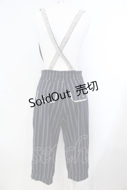 画像2: axes femme POETIQUE / サス付きハーフパンツ M ネイビー O-25-07-07-005-AX-PA-OW-OS