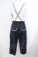 画像2: axes femme POETIQUE / サス付きハーフパンツ M ネイビー O-25-07-07-005-AX-PA-OW-OS (2)