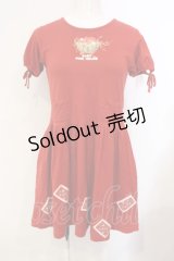 BABY PINK HOUSE / いちごバスケットカットワンピース L アカ O-25-07-07-046-LO-OP-OW-OS