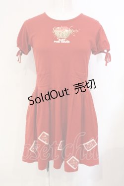 画像1: BABY PINK HOUSE / いちごバスケットカットワンピース L アカ O-25-07-07-046-LO-OP-OW-OS