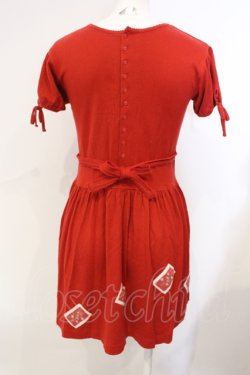 画像3: BABY PINK HOUSE / いちごバスケットカットワンピース L アカ O-25-07-07-046-LO-OP-OW-OS