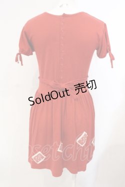 画像3: BABY PINK HOUSE / いちごバスケットカットワンピース L アカ O-25-07-07-046-LO-OP-OW-OS