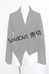 PEACE NOW / 燕尾3ボタンジャケット M ブラック O-25-07-07-051-PU-JA-OW-OS