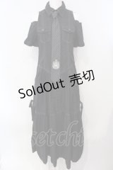 ALGONQUINS / オフショルロングシャツワンピース F ブラック O-25-07-07-055-AL-OP-OW-OS