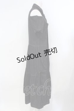 画像2: ALGONQUINS / オフショルロングシャツワンピース F ブラック O-25-07-07-055-AL-OP-OW-OS