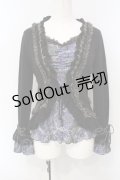 Ozz oneste / バタフライptボレロレイヤードトップス  ブラック×パープル×ブルー O-25-07-07-058-OO-TO-OW-OS