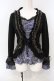 画像1: Ozz oneste / バタフライptボレロレイヤードトップス  ブラック×パープル×ブルー O-25-07-07-058-OO-TO-OW-OS (1)