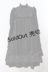 Sheglit / "Sistina"タックワンピース M ブラック O-25-07-07-007-EL-OP-OW-OS
