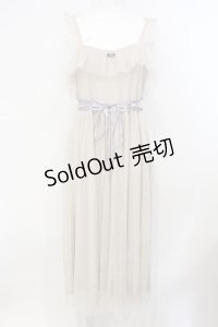 F&A / 編み上げシフォンキャミワンピース F ベージュ O-25-07-07-063-LO-OP-OW-OS