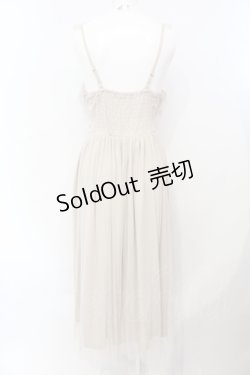 画像2: F&A / 編み上げシフォンキャミワンピース F ベージュ O-25-07-07-063-LO-OP-OW-OS