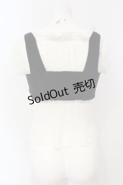 画像2: EATME / レースベルベットコンビトップス F クロ×シロ O-25-07-07-066-LO-TO-OW-ZY