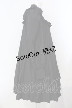 画像2: Sheglit / "Sistina"タックワンピース M ブラック O-25-07-07-007-EL-OP-OW-OS