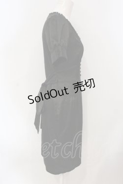 画像2: EATME / ストライプタイトワンピース M クロ O-25-07-07-068-LO-OP-OW-OS