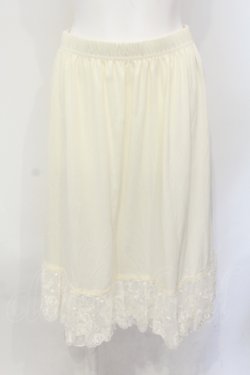 画像1: axes femme / ドットチュール使いペチスカート M キナリ O-25-07-07-071-AX-SK-OW-OS