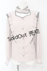 Rojita / ハートバックルラッフルフリルブラウス F ピンク O-25-07-07-074-LO-BL-OW-OS