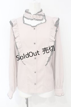 画像1: Rojita / ハートバックルラッフルフリルブラウス F ピンク O-25-07-07-074-LO-BL-OW-OS