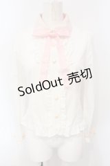 DearMyLove / マイメロディコラボブラウス M シロ×ピンク O-25-07-07-082-EL-BL-OW-OS