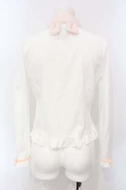 画像3: DearMyLove / マイメロディコラボブラウス M シロ×ピンク O-25-07-07-082-EL-BL-OW-OS