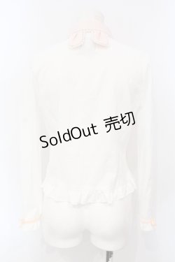 画像3: DearMyLove / マイメロディコラボブラウス M シロ×ピンク O-25-07-07-082-EL-BL-OW-OS