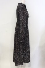 画像2: EATME / 2WAY VINTAGE FLOWER PRINTワンピース M クロ O-25-07-07-090-LO-OP-OW-ZT371 (2)